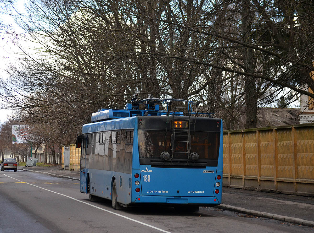 Ровно, Дніпро Т203 № 188; Ровно — Троллейбусные маршруты с использованием автономного хода