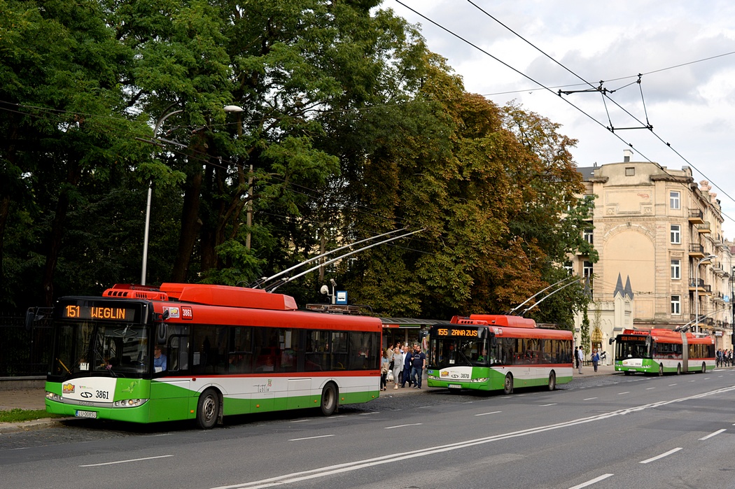 Люблин, Solaris Trollino III 12 Škoda № 3861