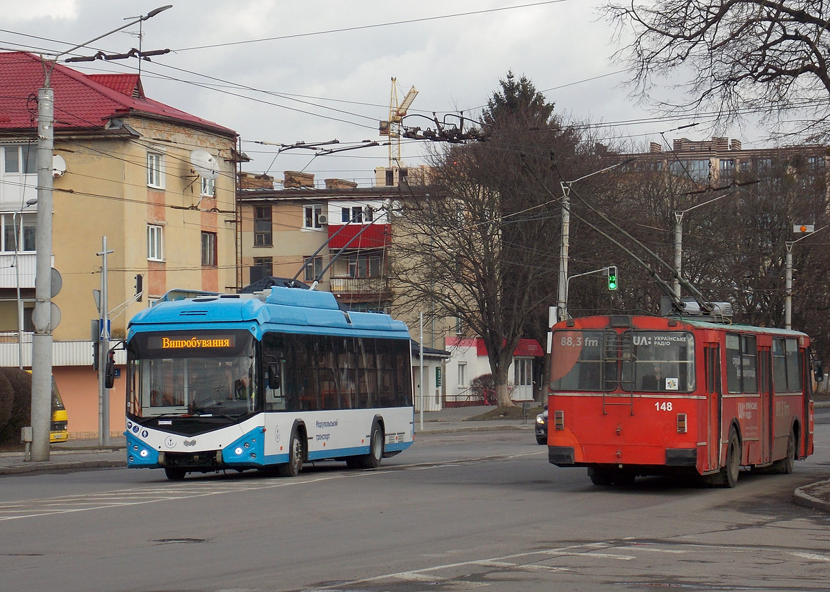 Луцк, ЗиУ-682В [В00] № 148; Луцк — Новые троллейбусы БКМ