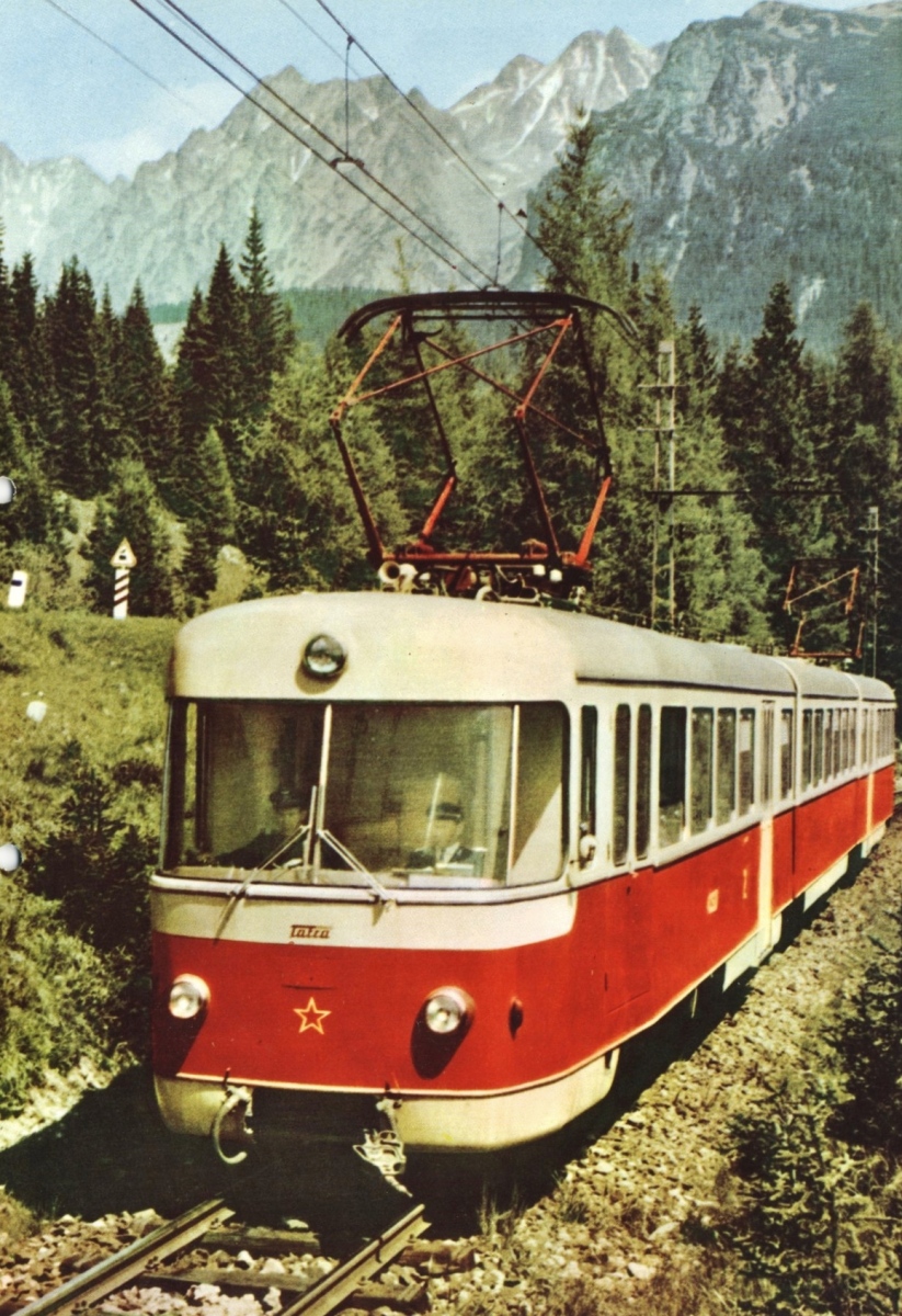 Hautes Tatras, ČKD EMU 89.0 N°. EMU 89.0001; Hautes Tatras — Old photos • Staré fotografie