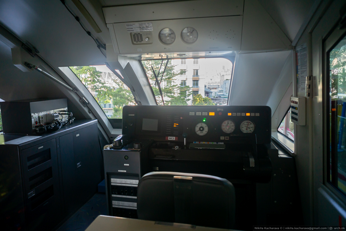 Сингапур, Hitachi Small series № blue; Сингапур — Транспортный монорельс Sentosa Express