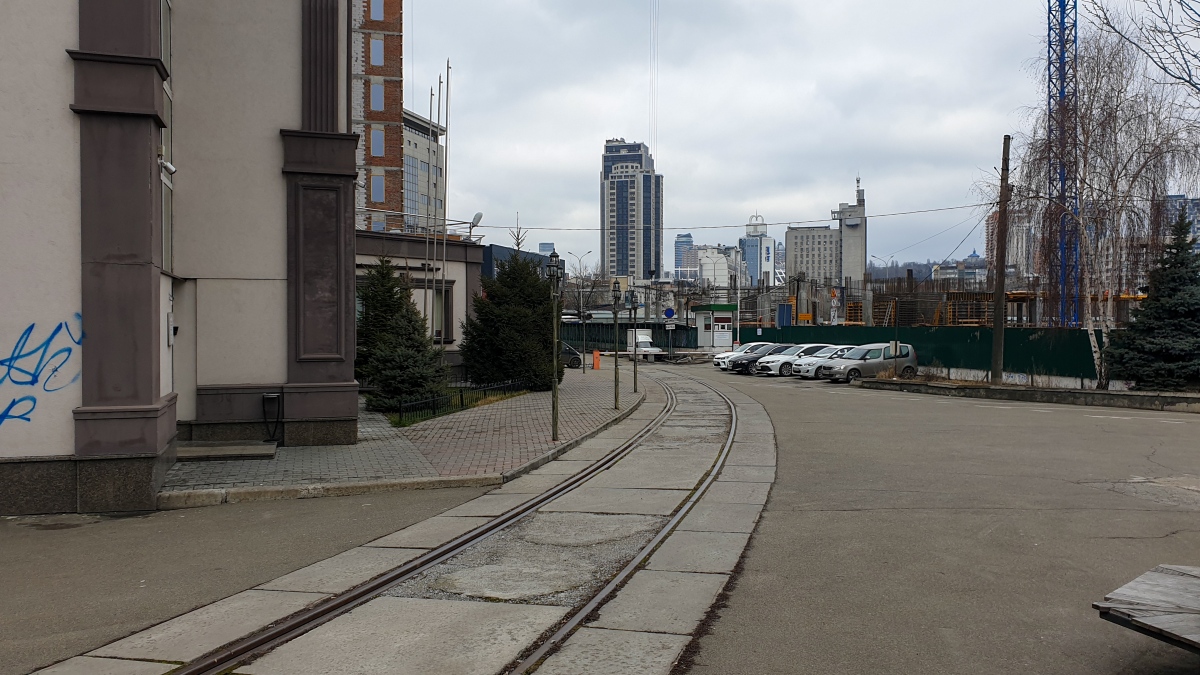 Кіеў — Трамвайные линии: Cлужебные линии