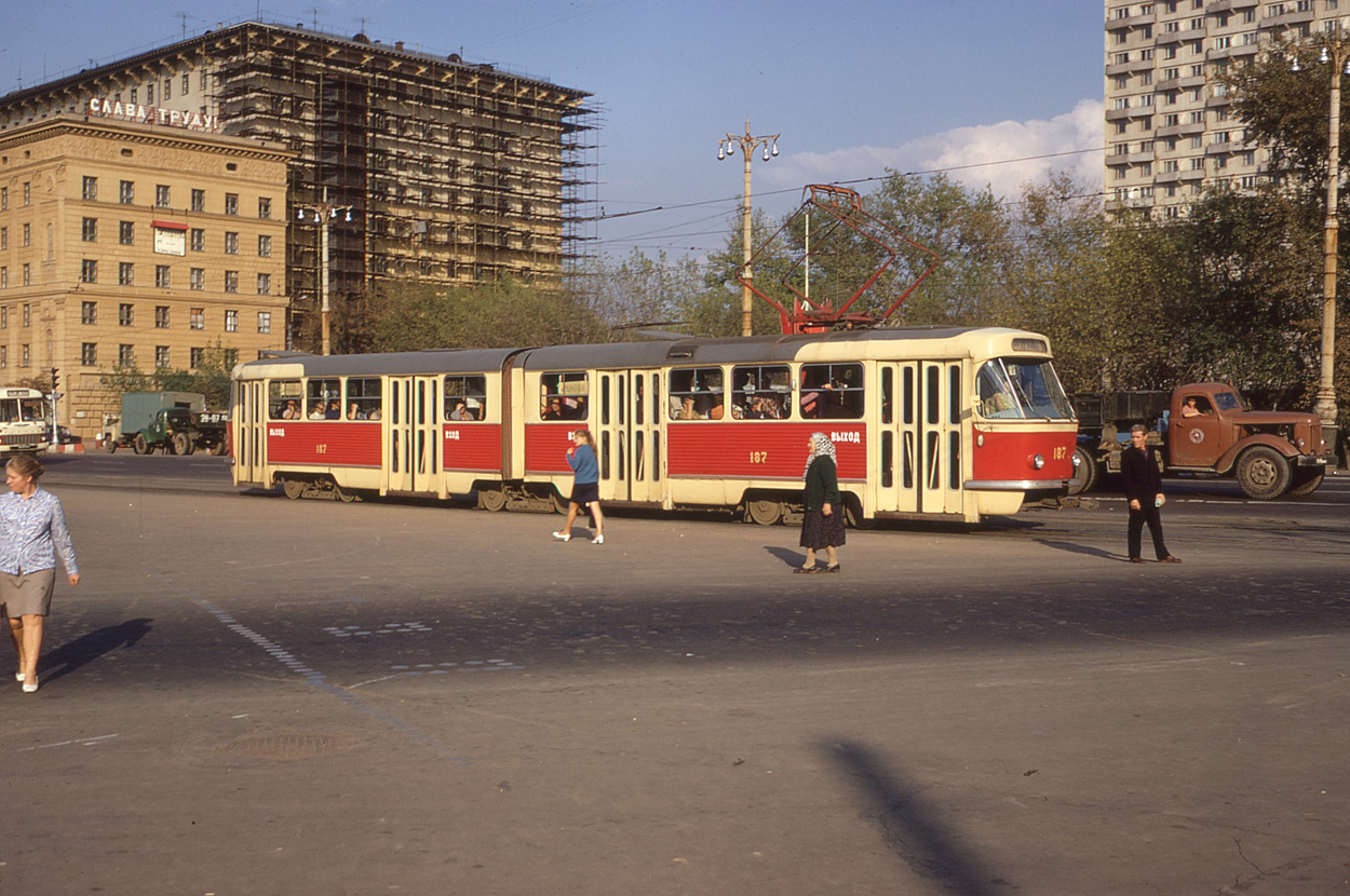 Москва, Tatra K2SU № 187; Москва — Исторические фотографии — Трамвай и Троллейбус (1946-1991)