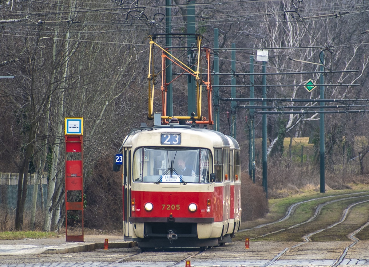 Прага, Tatra T3SUCS № 7205