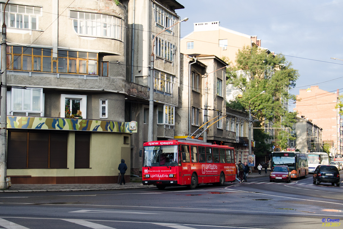 Ивано-Франковск, Škoda 14Tr10/6 № 195