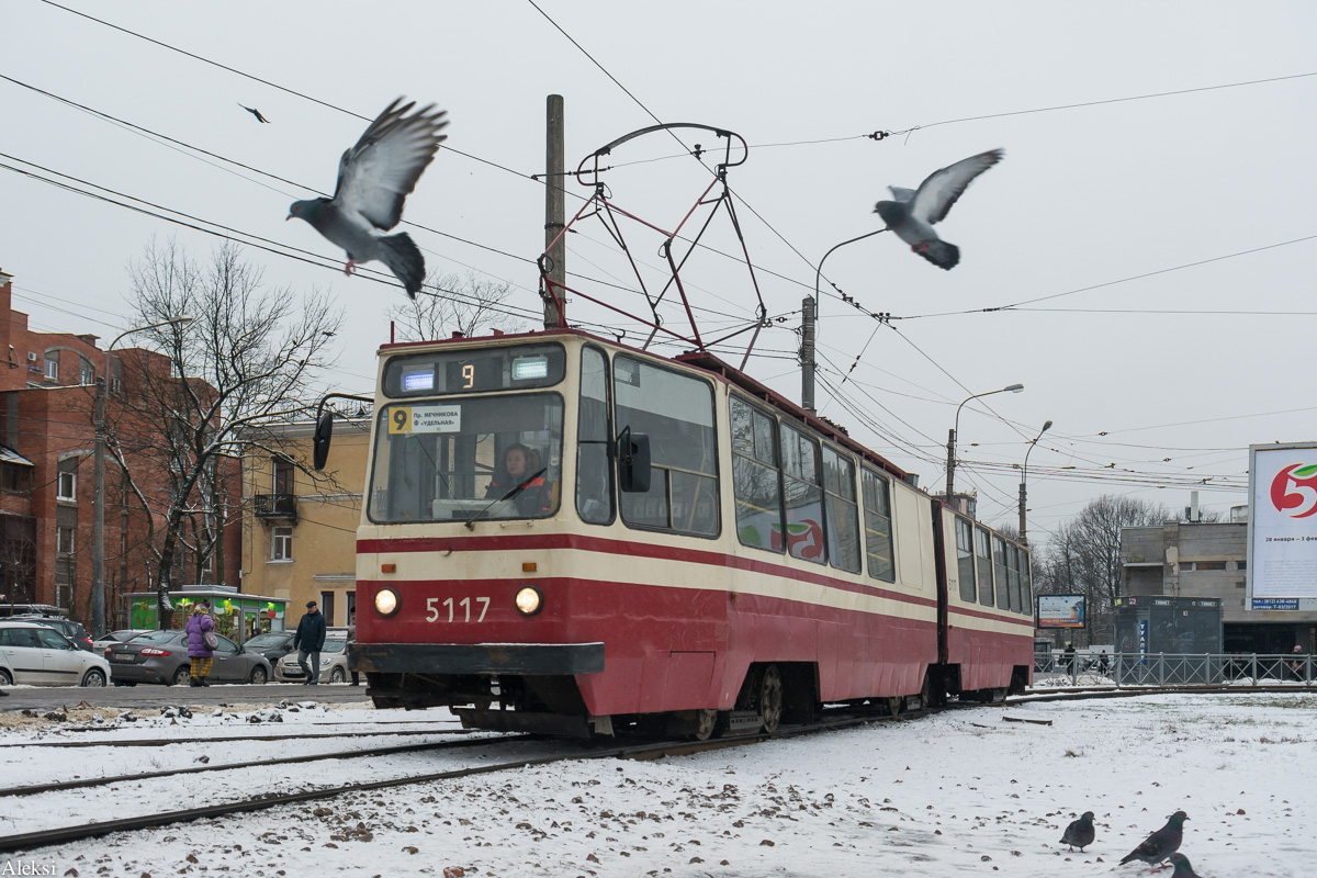 Санкт-Петербург, ЛВС-86К № 5117; Транспорт и животные