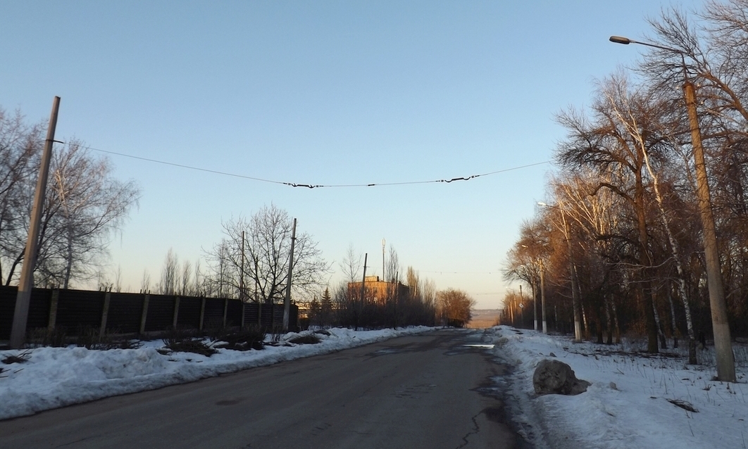 Khartsyzk — Former trolleybus lines