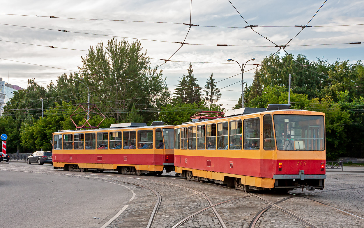 Екатеринбург, Tatra T6B5SU № 765