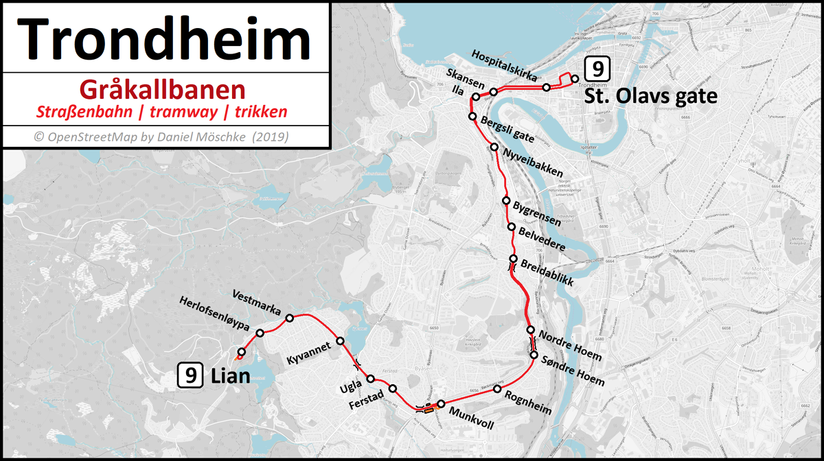 Trondheim — Maps