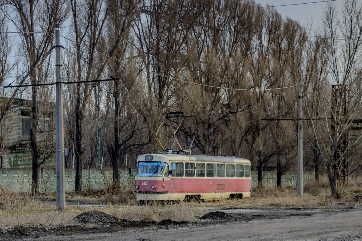 Kamianske, Tatra T3SU № 687