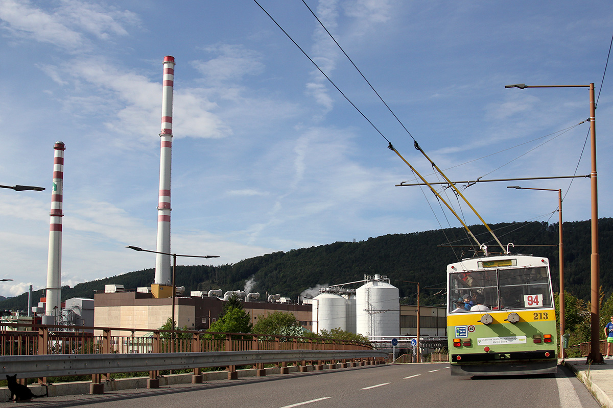 Жилина, Škoda 14Tr14/7 № 213; Жилина — Церемония прощания с троллейбусами Шкода 14Tr & 15Tr (17.08.2019)