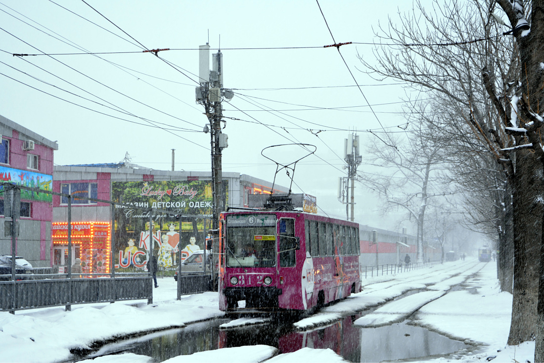 Владивосток, 71-608К № 312; Владивосток — Снегопады