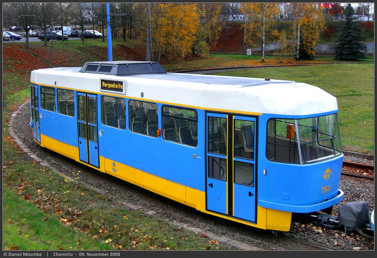 Хемниц, Tatra B3DM № 754