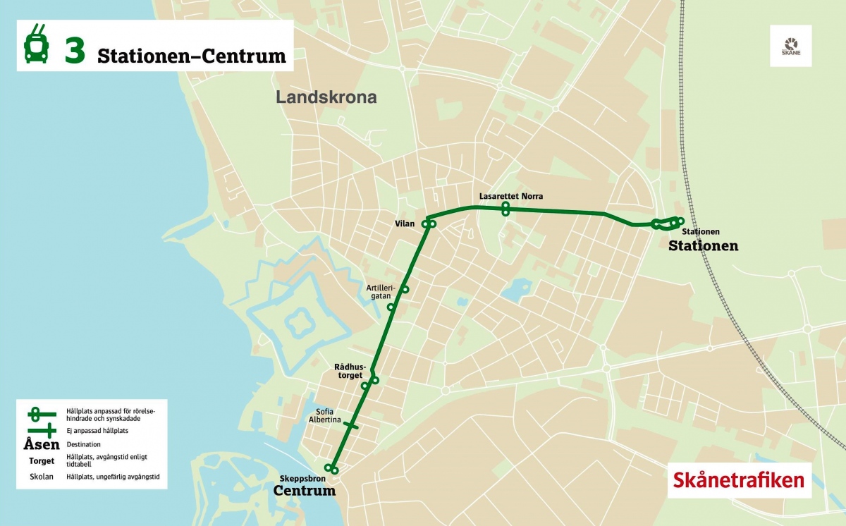 Landskrona — Maps
