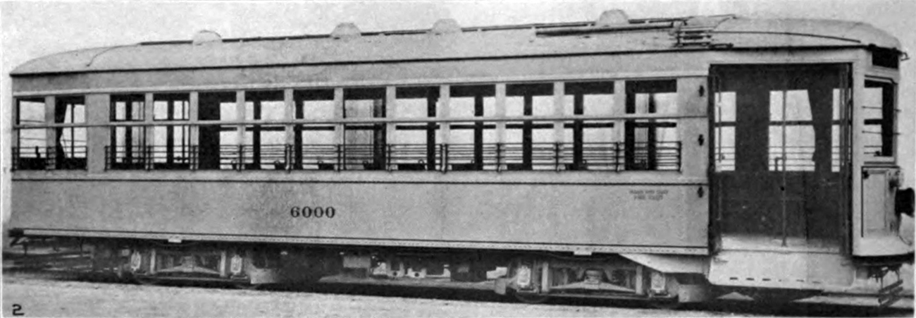 Ida-Massachusetts, Brill 4-axle motor car № 6000