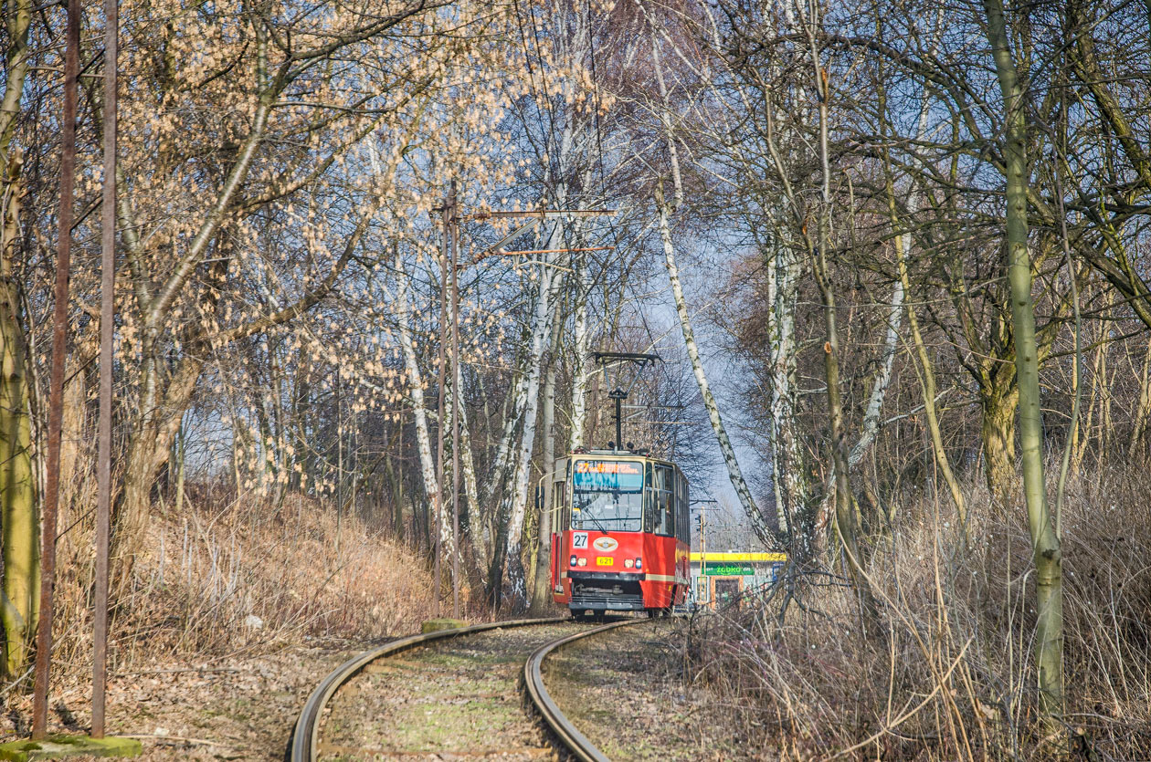 Tramwaje Śląskie, Konstal 105Na č. 621; Tramwaje Śląskie — Tramway Lines and Infrastructure
