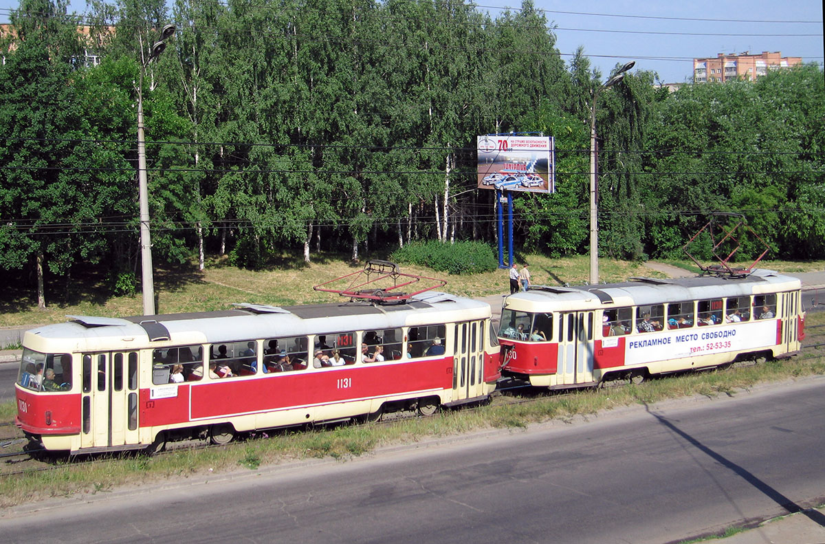 Ижевск, Tatra T3SU (двухдверная) № 1131; Ижевск, Tatra T3SU (двухдверная) № 1130