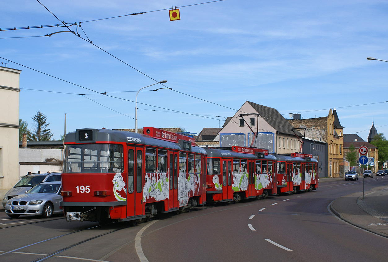 Halle, Tatra B4DC Nr 195