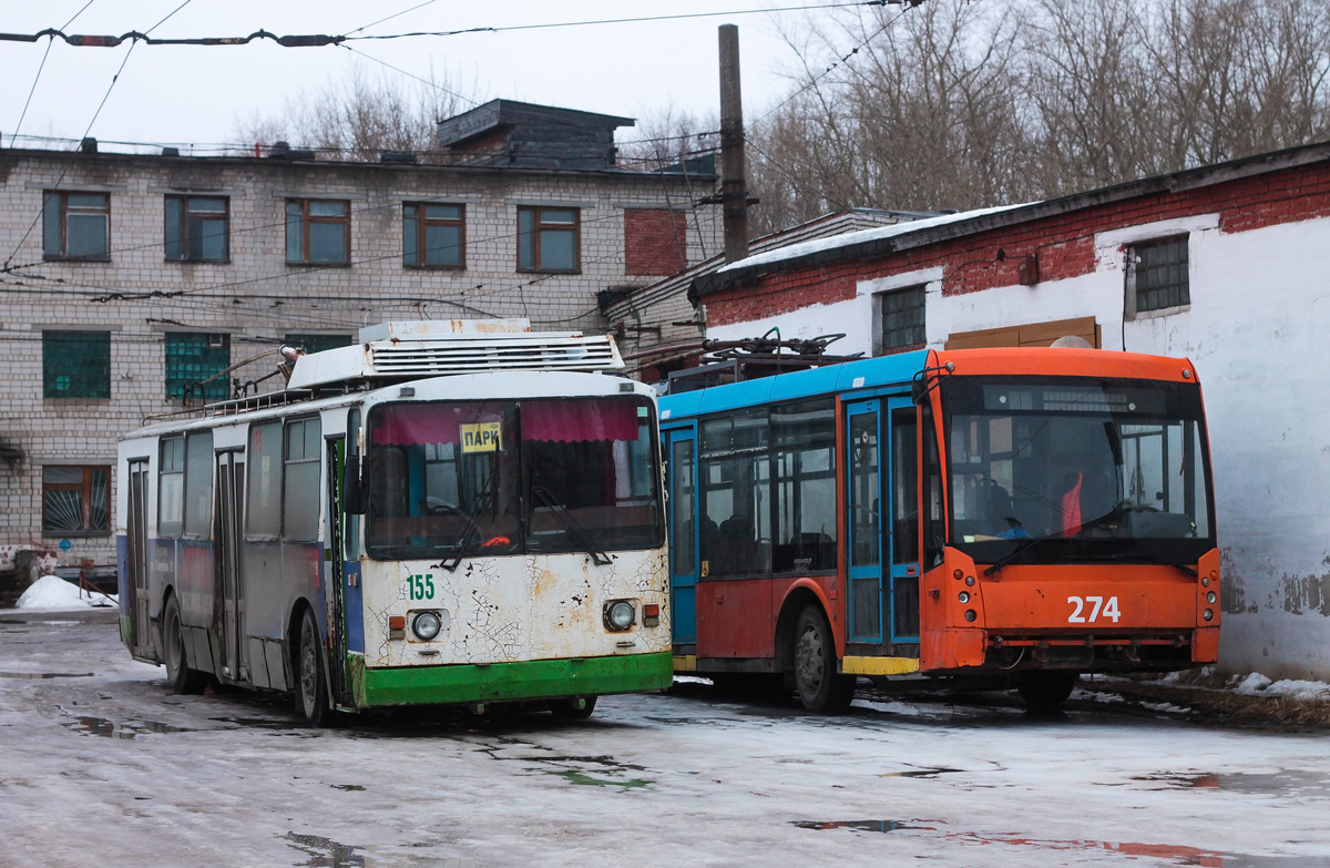 Березники, ВЗТМ-5284.02 № 155; Березники — Троллейбусы из Перми