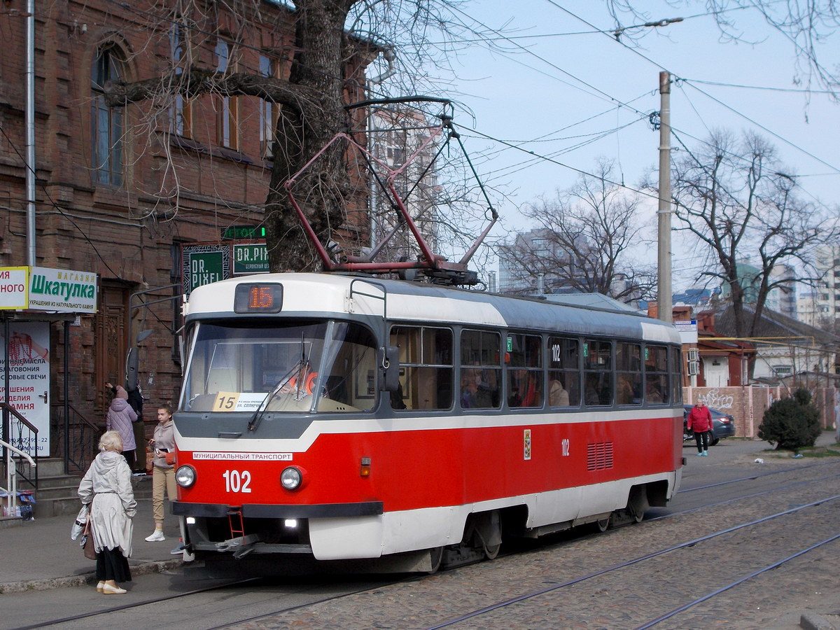 Краснодар, Tatra T3SU КВР МРПС № 102