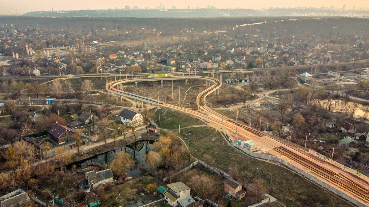 Kyjev — Tramway lines: Rapid line # 2; Kyjev — Urban Rail