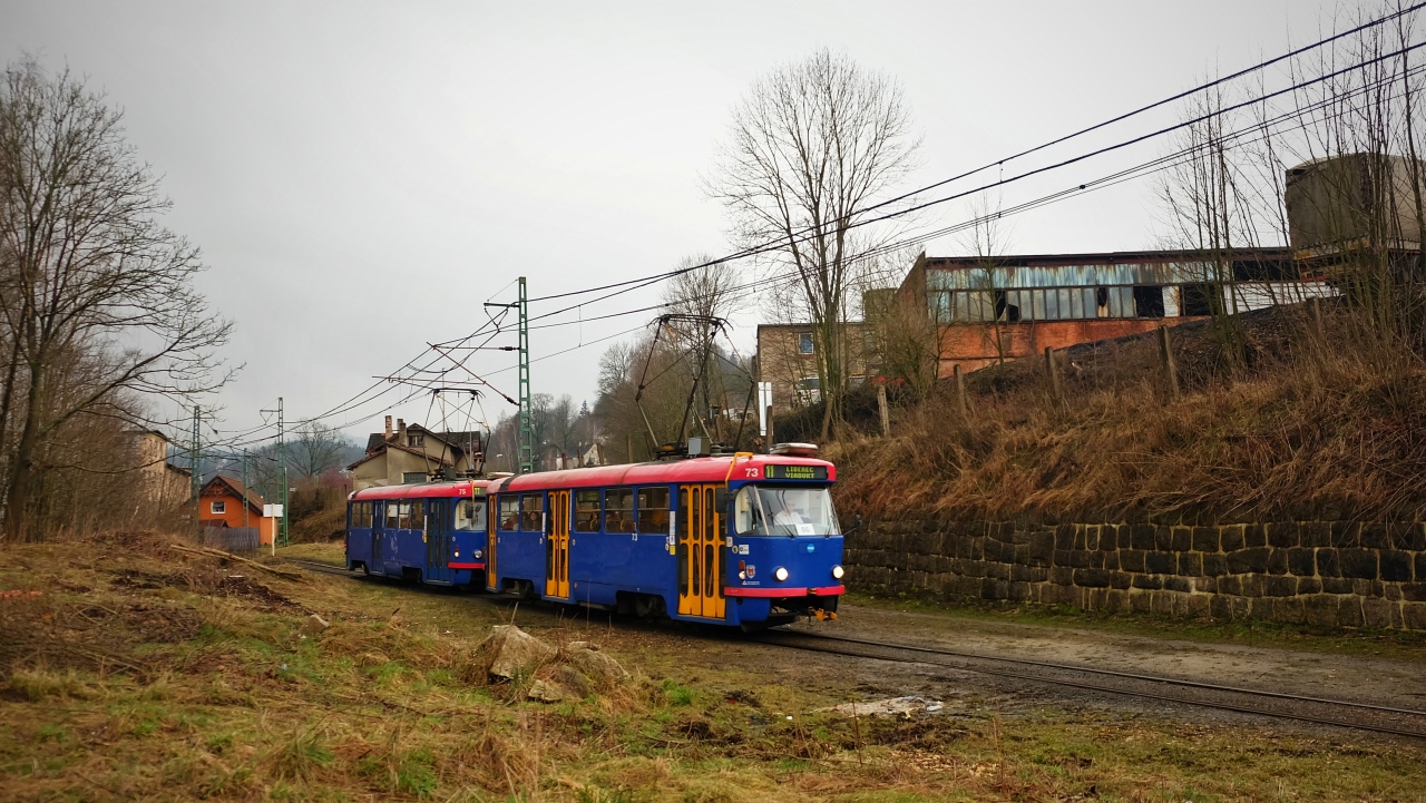 Liberec - Jablonec nad Nisou, Tatra T3SUCS № 73; Liberec - Jablonec nad Nisou, Tatra T3SUCS № 75