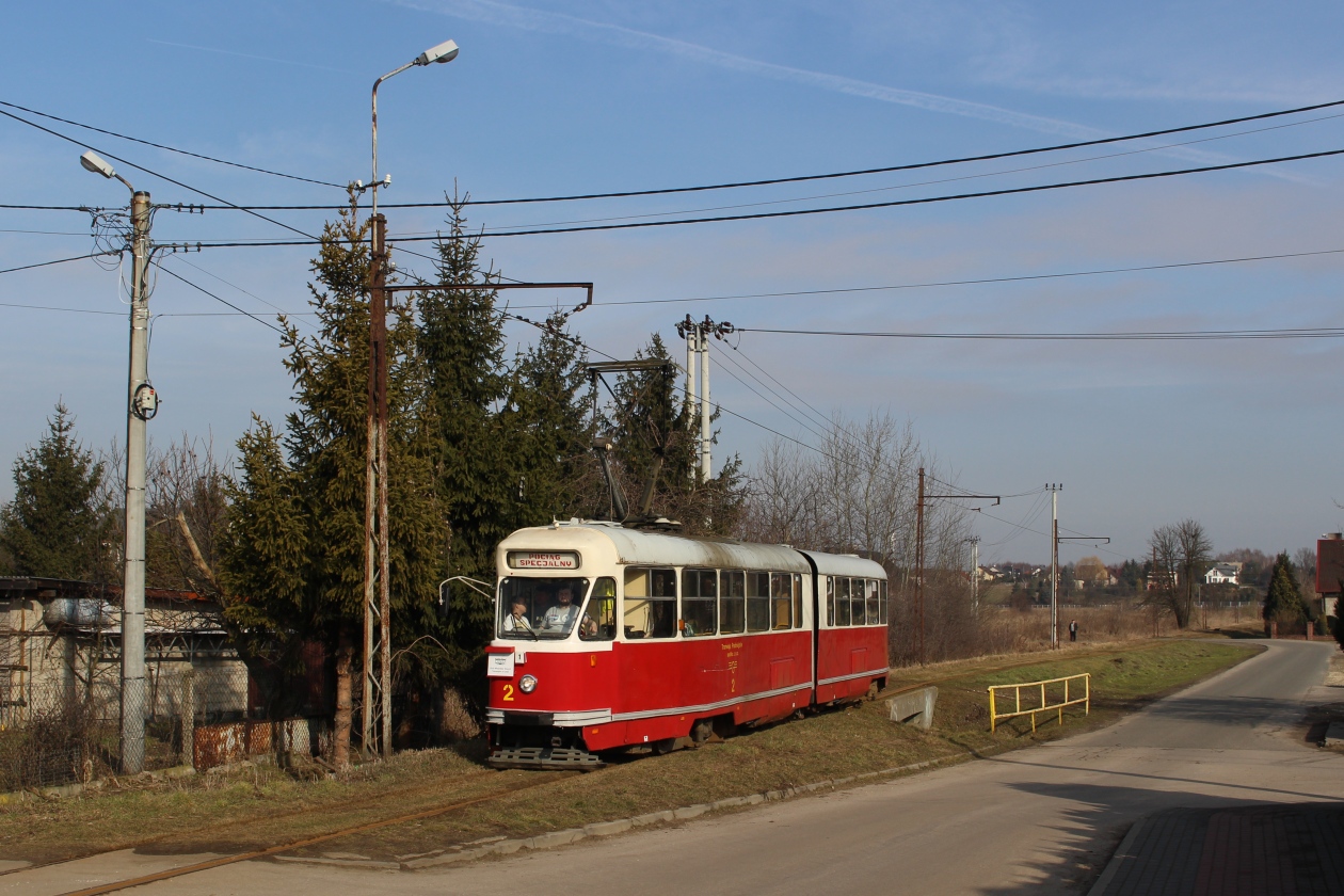 Лодзь, Konstal 803N № 2; Лодзь — Пригородные трамваи — Лютомерск