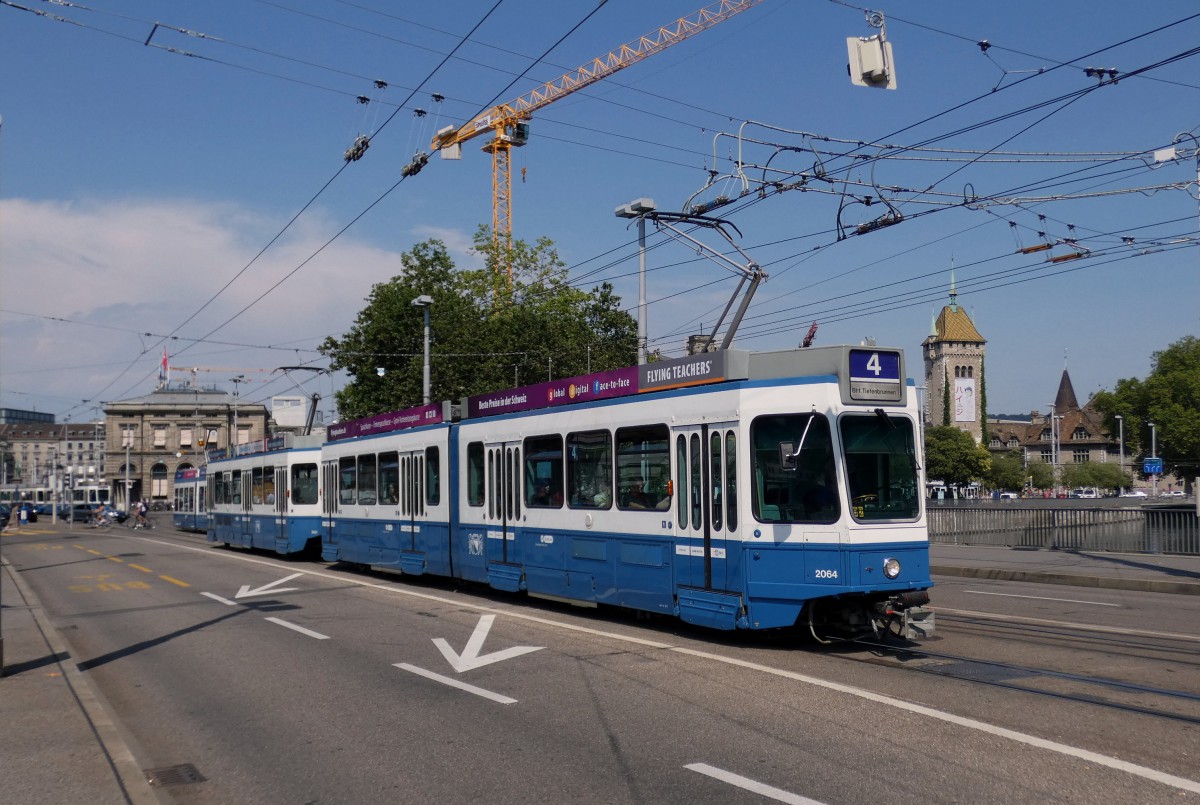Цюрих, SWP/SIG/BBC Be 4/6 "Tram 2000" № 2064