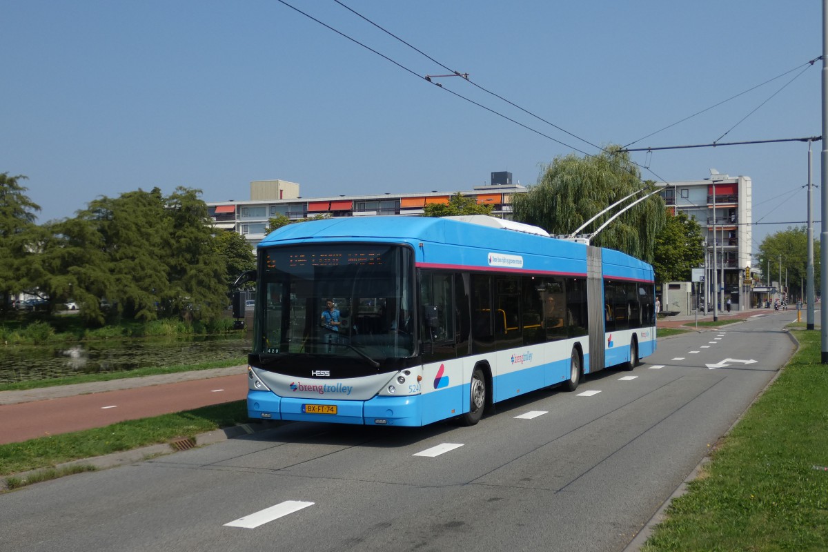 Арнем, Hess SwissTrolley 3 (BGT-N2C) № 5240