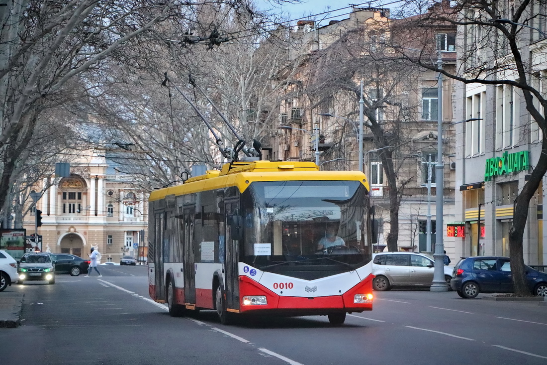 Одесса, БКМ 321 № 0010; Одесса — Одесский транспорт во время карантина