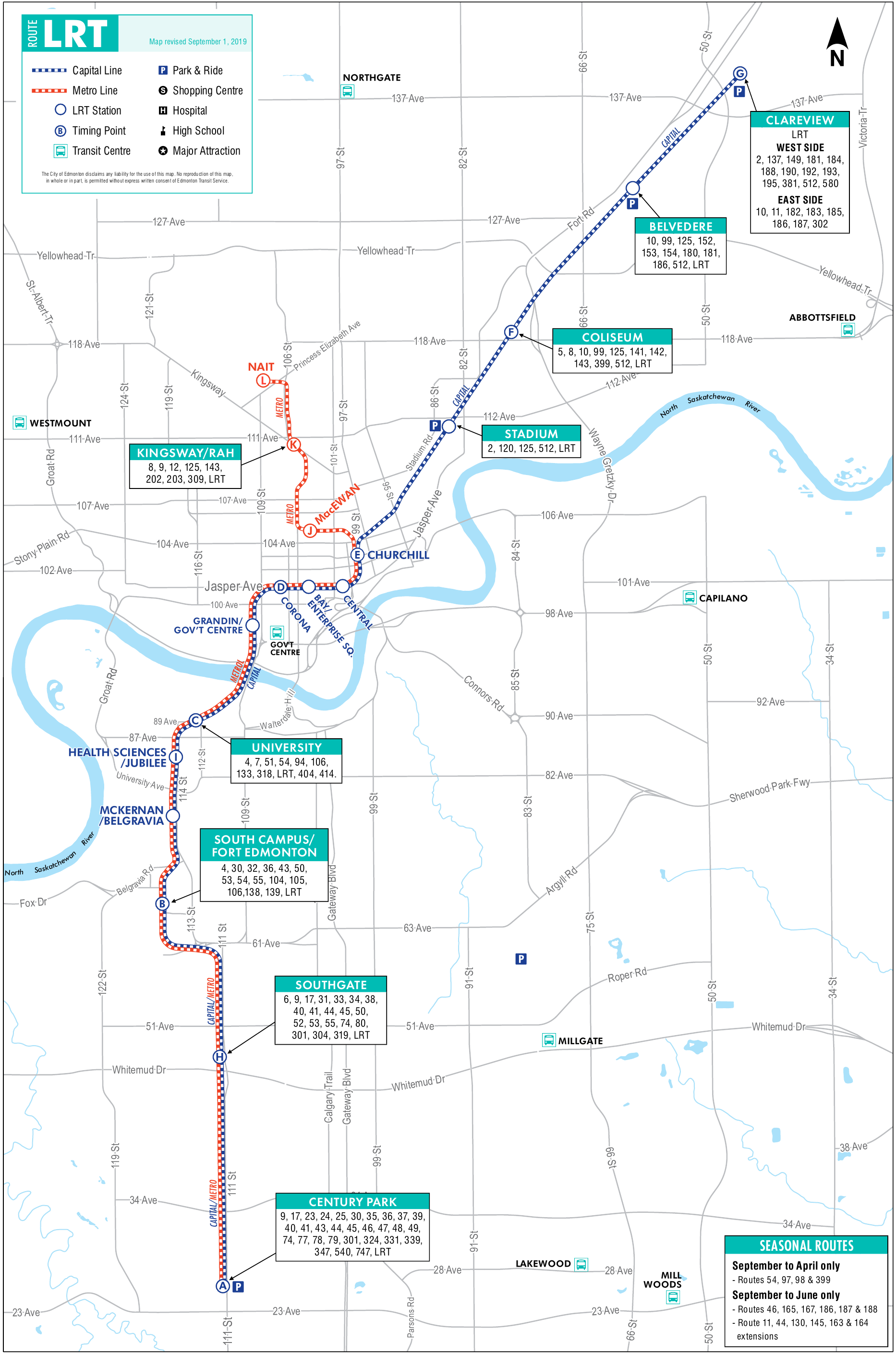 Edmonton — Maps