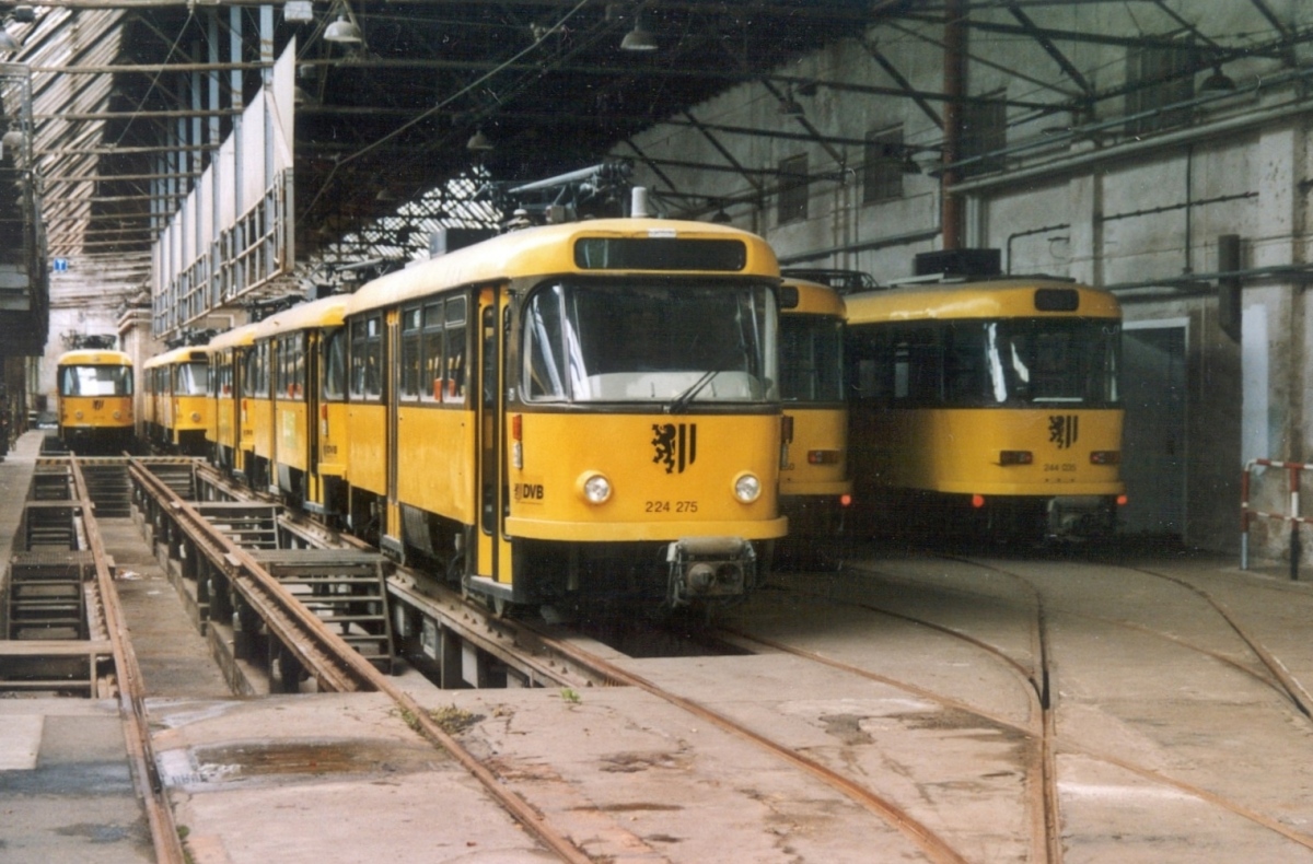 Дрезден, Tatra T4D-MT № 224 275; Дрезден — Трамвайное депо Толькевиц (закрытые 2003)