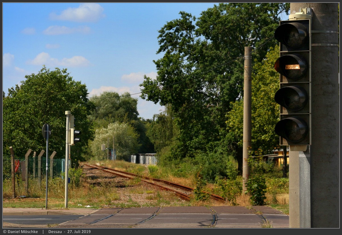 Dessau-Roßlau — Tram lines dismantling