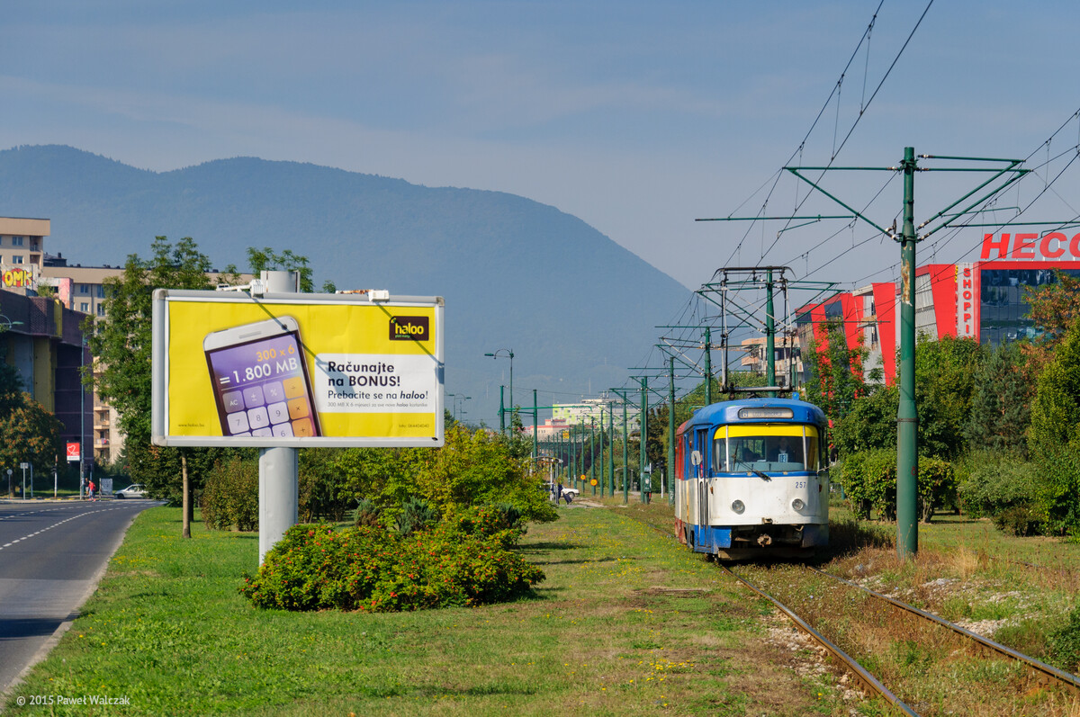 Сараево, Tatra K2YU № 257