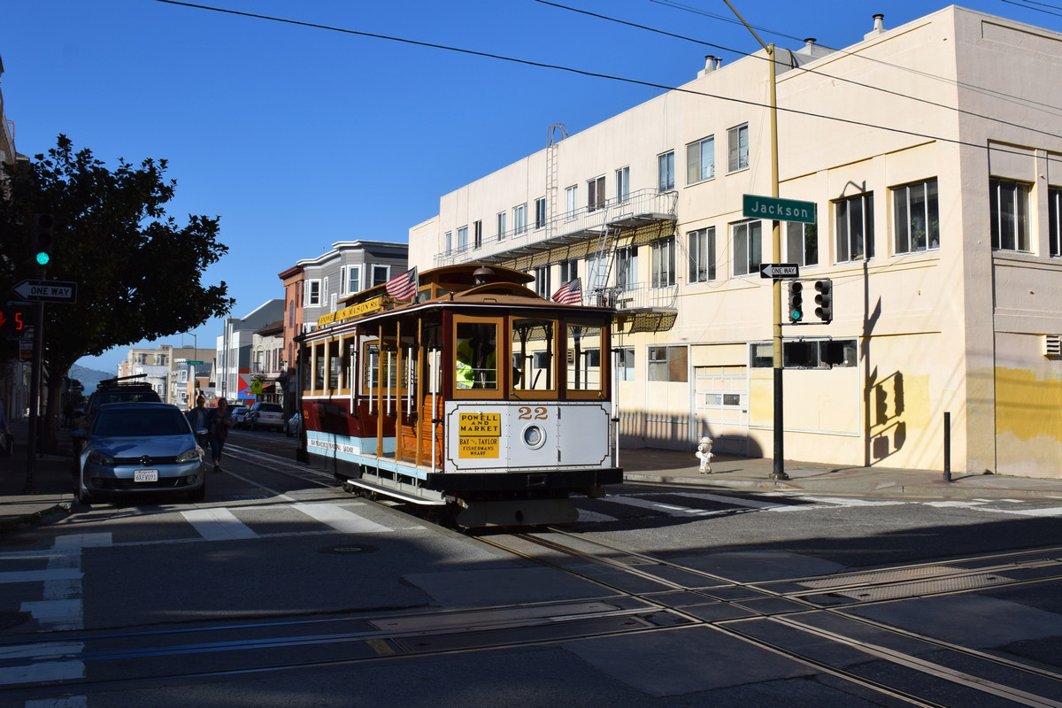 Сан-Франциско, область залива, Mahoney cable car № 22