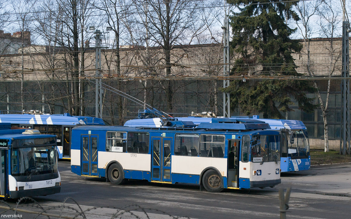 Спб троллейбусный парк