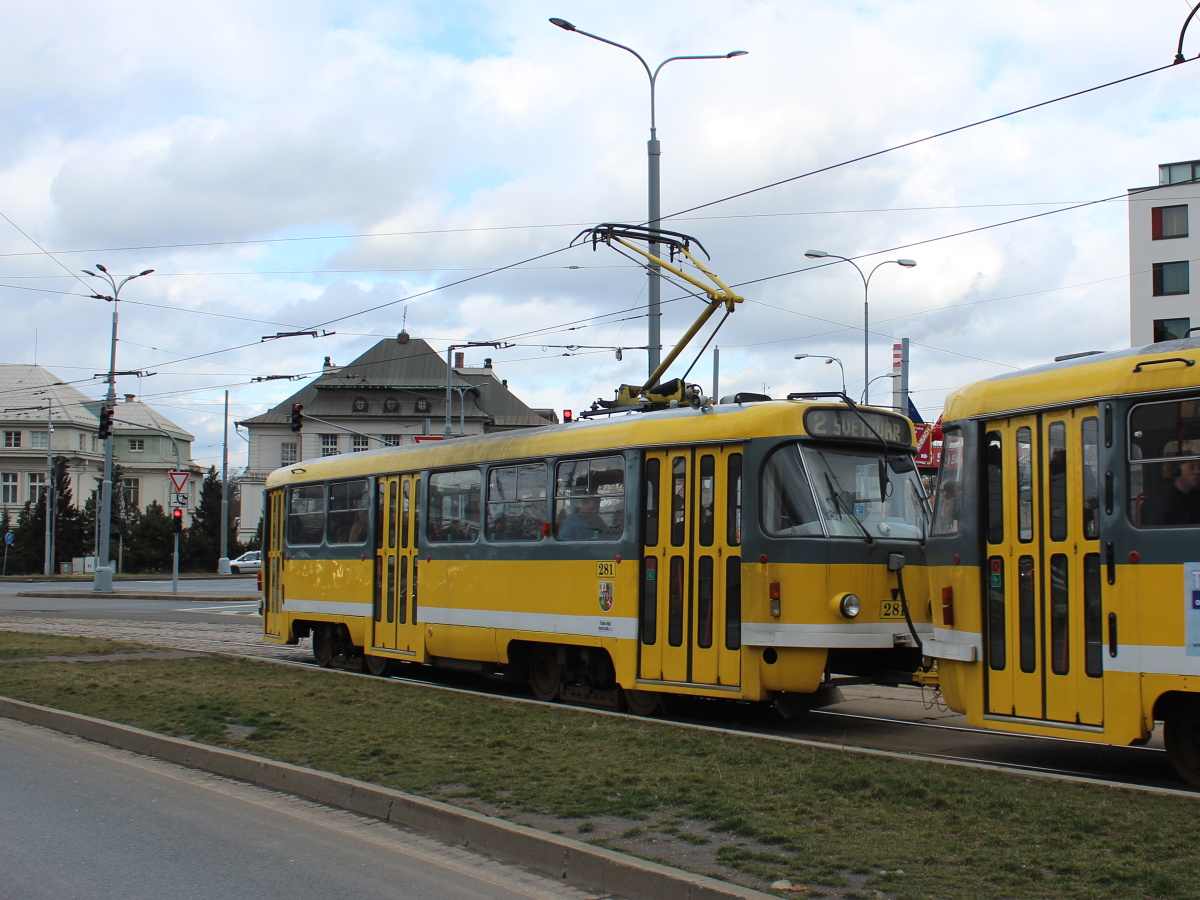 Пльзень, Tatra T3R.P № 281
