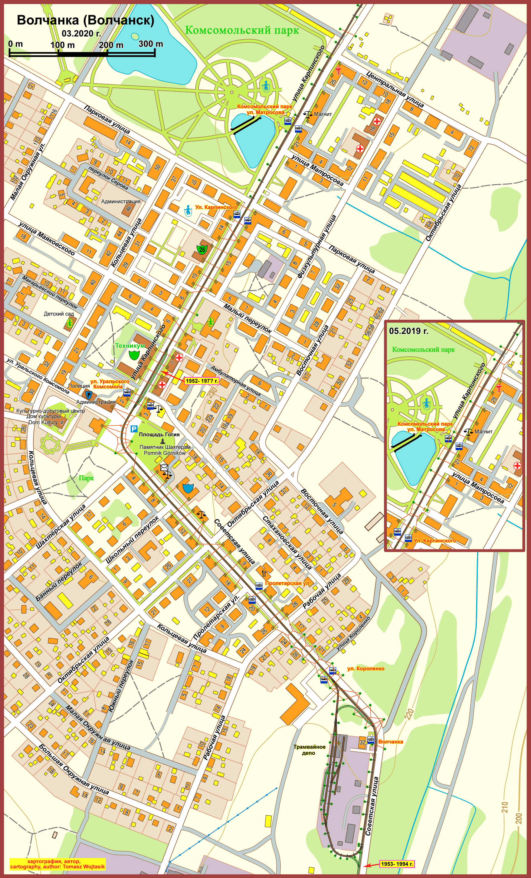 Volchansk — Maps