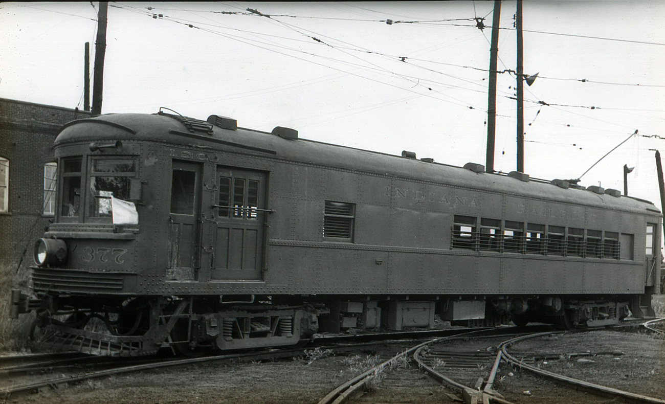 Indiana Railroad, St. Louis interurban motor car # 377
