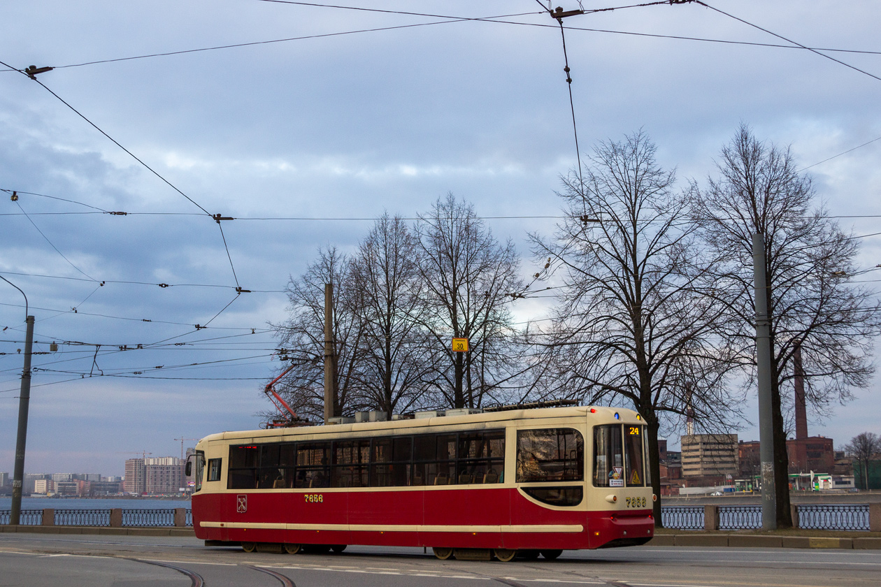 Санкт-Петербург, ЛМ-68М2 (мод. СПб ГЭТ) № 7656