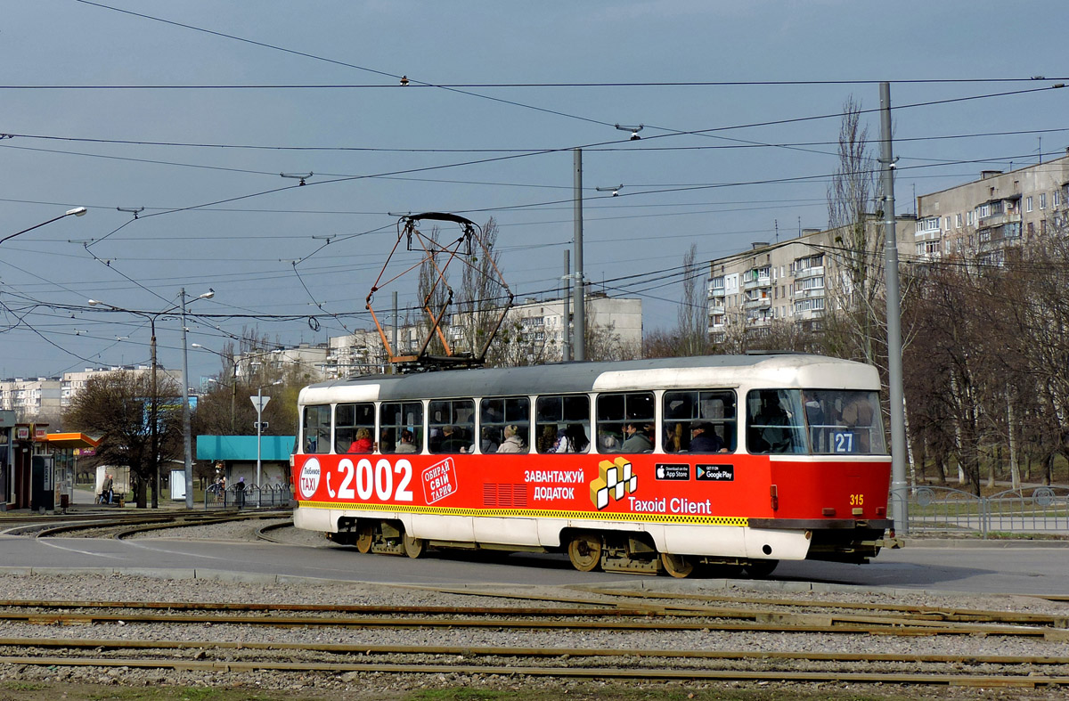 Харьков, Tatra T3SUCS № 315