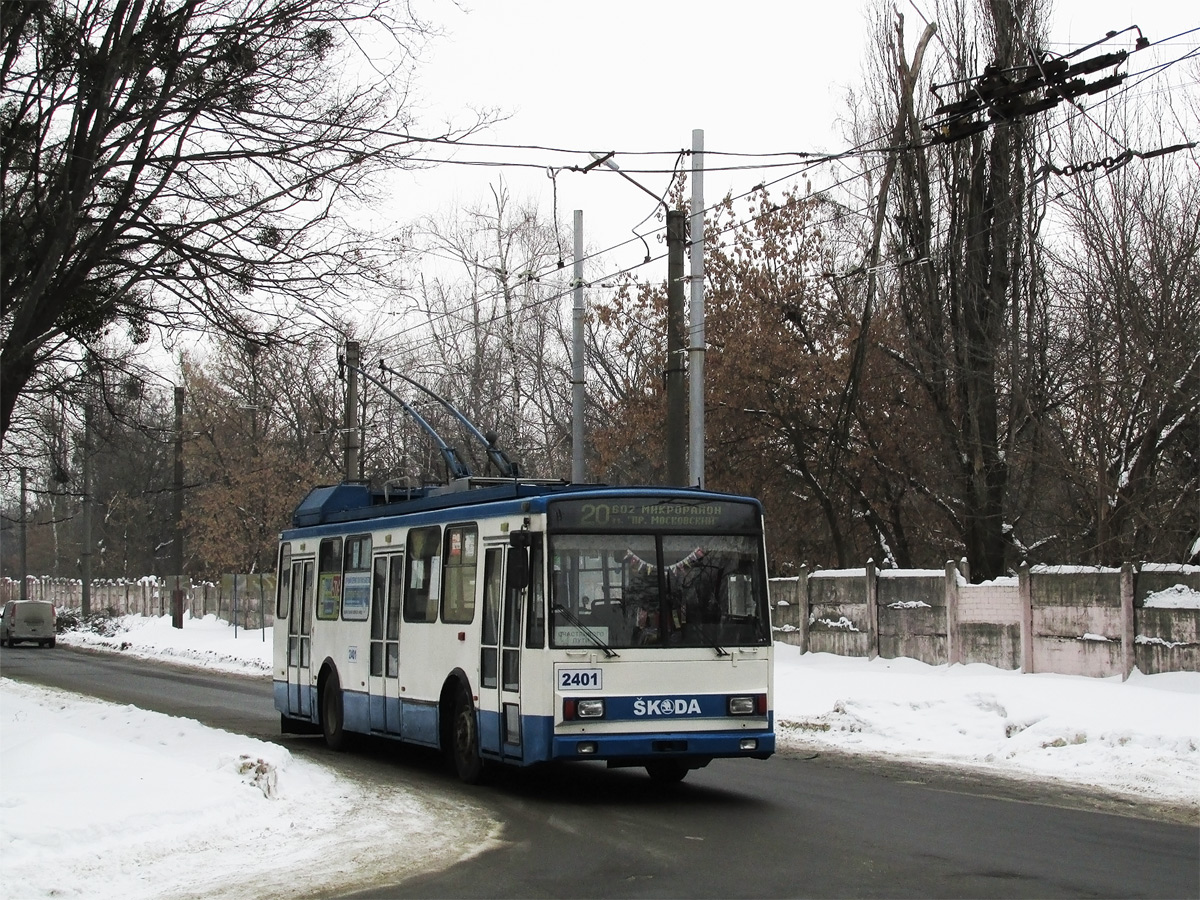 Харьков, Škoda 14Tr18/6M № 2401