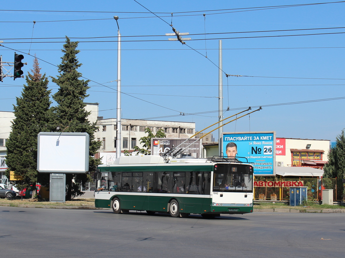 Стара-Загора, Solaris Trollino III 12 Škoda № 1042
