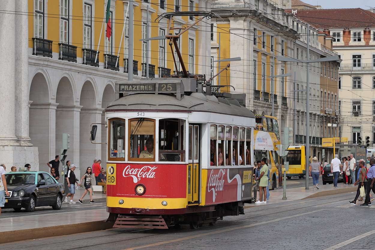 Lisbon, Carris 2-axle motorcar (Remodelado) № 543