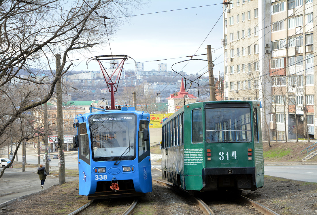 Владивосток, 71-619К № 338; Владивосток, 71-608К № 314