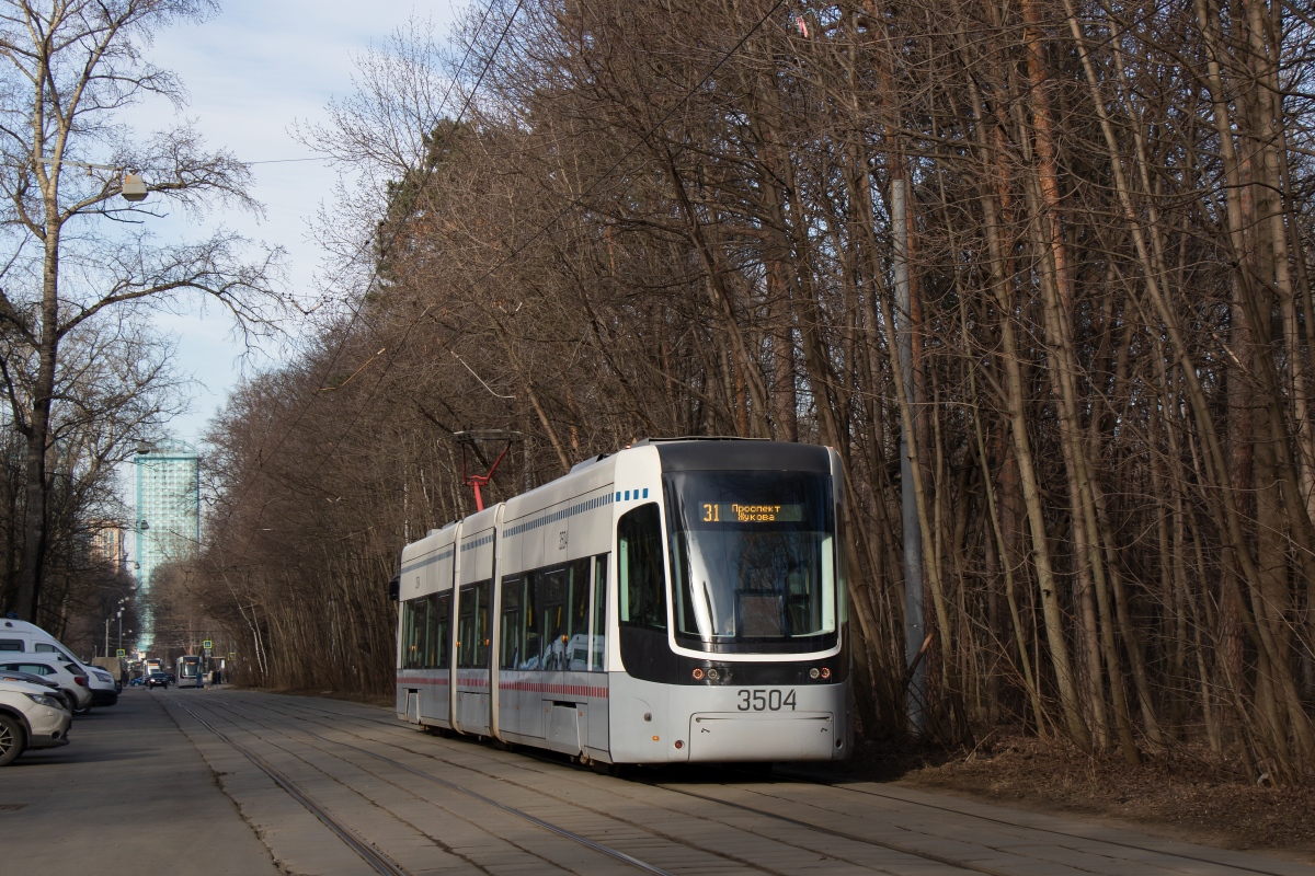 Москва, 71-414 (Pesa Fokstrot) № 3504