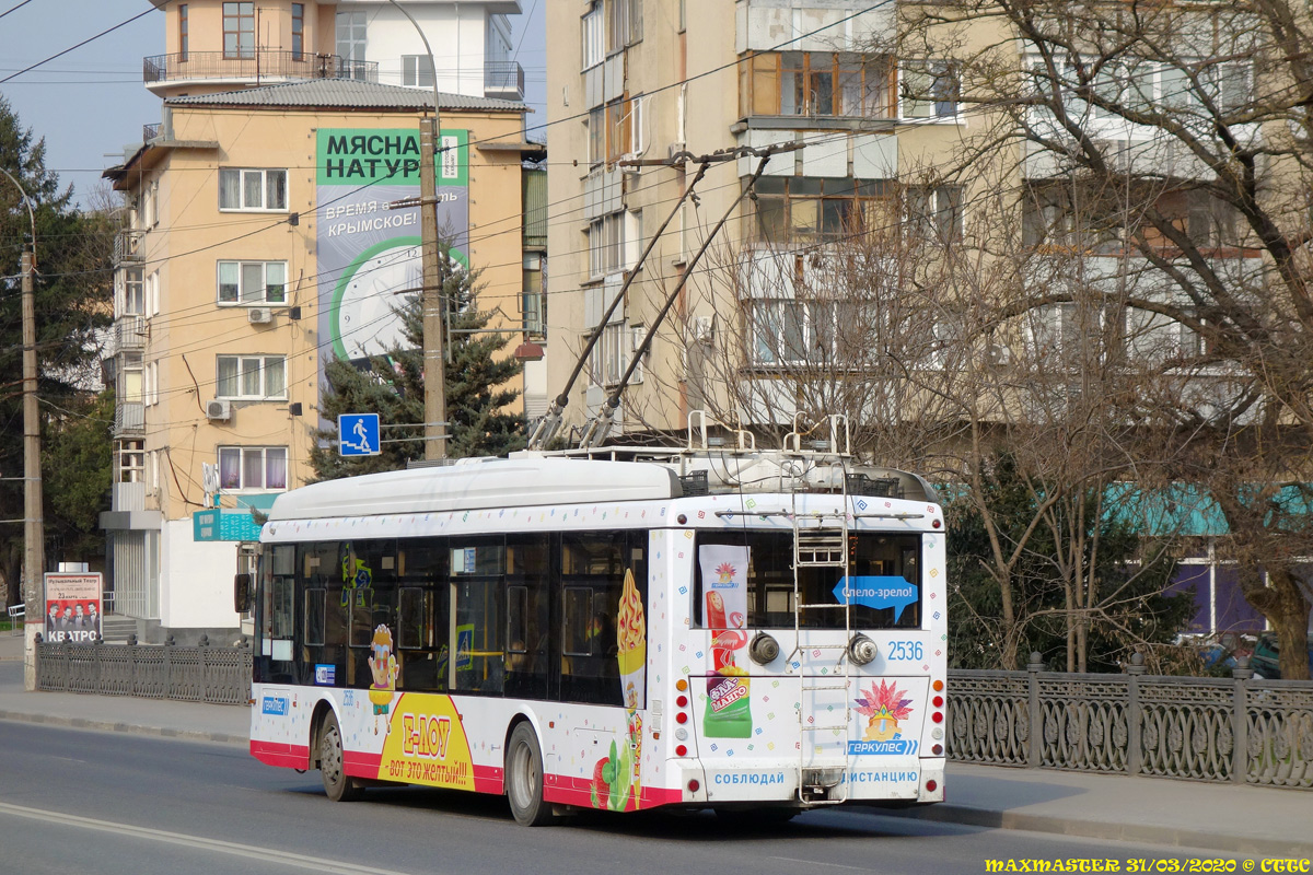 Crimean trolleybus, Trolza-5265.02 “Megapolis” № 2536