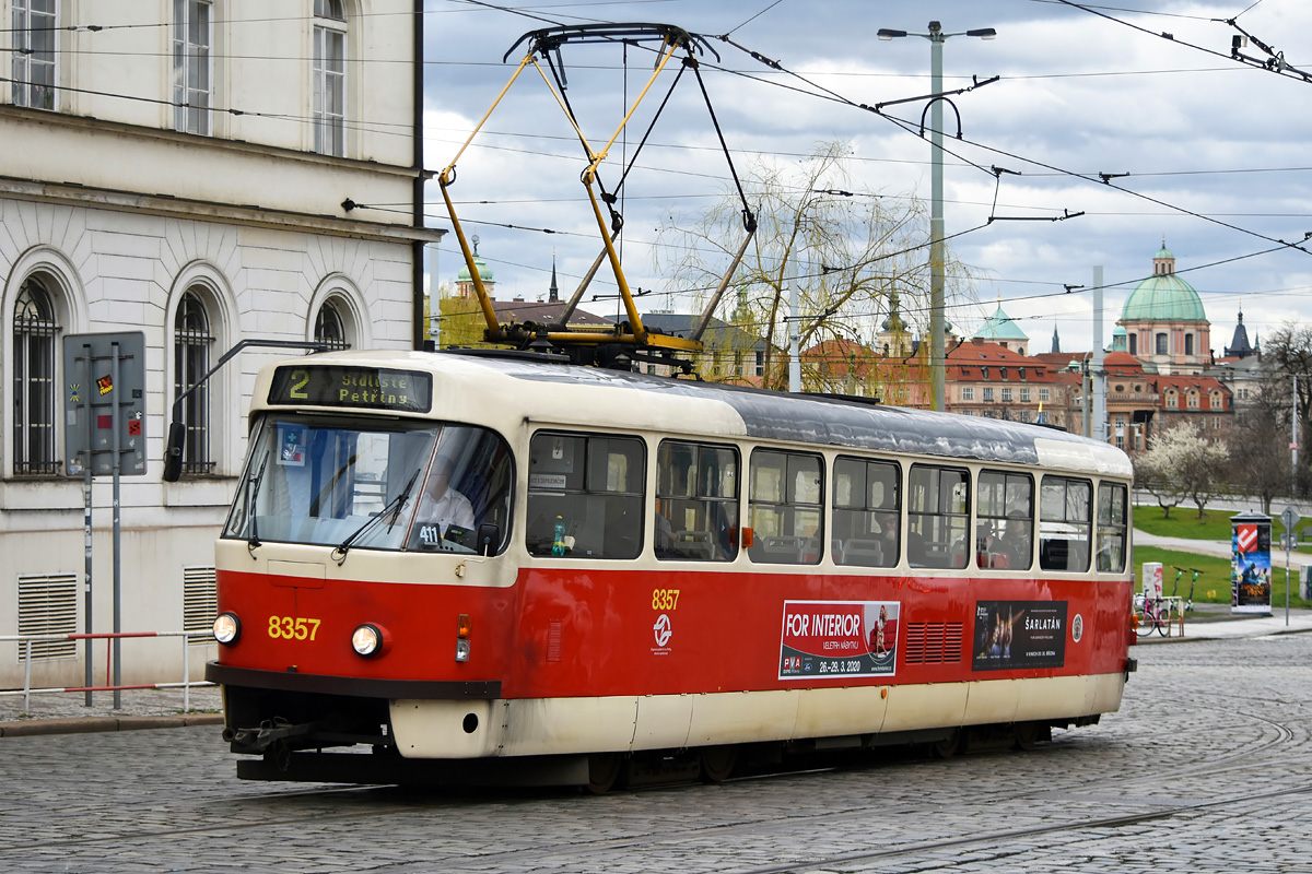 Прага, Tatra T3R.P № 8357