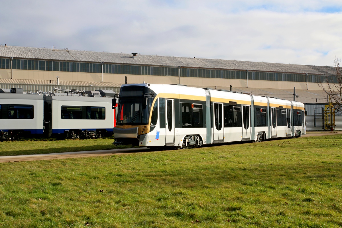 Брюссель, Bombardier T3000 № 3147; Брюгге — Трамвайный завод