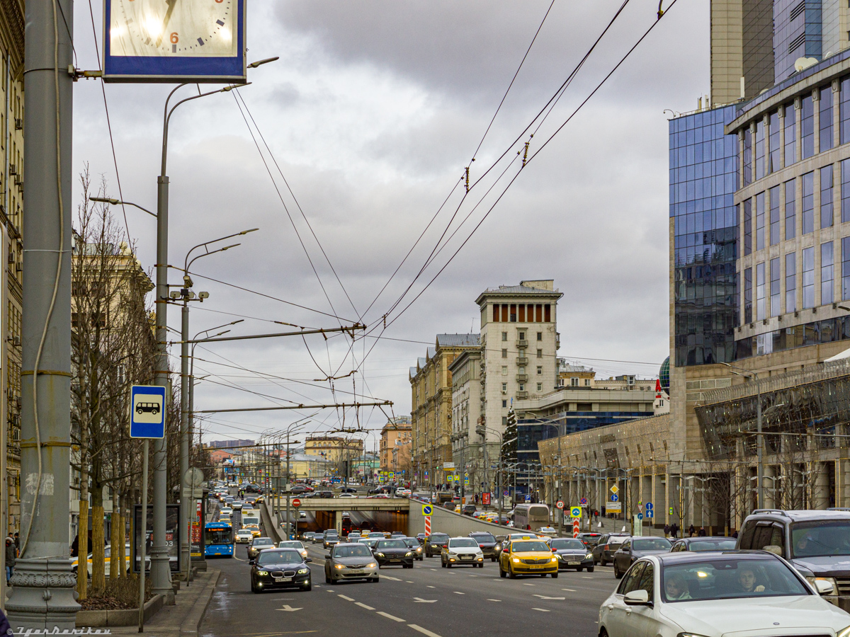 莫斯科 — Closed trolleybus lines; 莫斯科 — Trolleybus lines: Central Administrative District